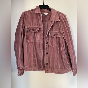 LL Bean Signature - Women's Corduroy Jacket - Purple / dusty lilac